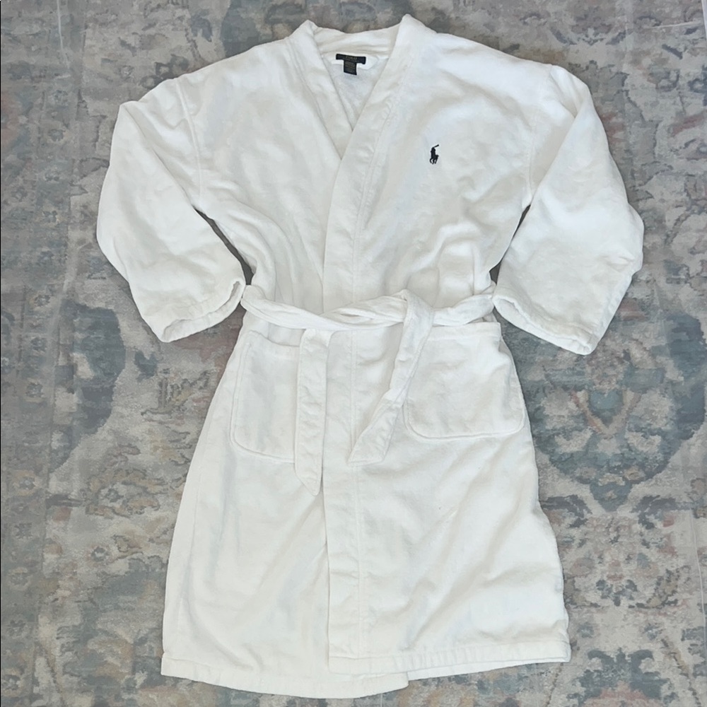 White Polo Ralph Lauren Bathrobe